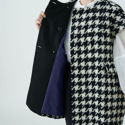 ラルジュハウンドトゥース ミドルフレンチジレ | maison TOMORROWLAND