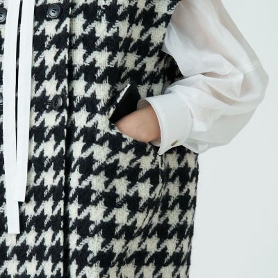 ラルジュハウンドトゥース ミドルフレンチジレ | maison TOMORROWLAND