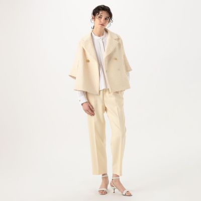 【LOOKAST】*メリ ファンシー ツイード ジャケット* 今から着回す3season styling ～ツイードジャケット～｜THIRD