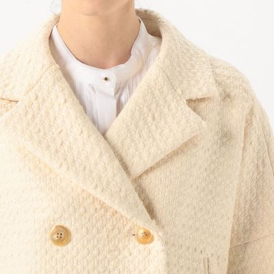 エトワールシーニュ ツイードジャケット アルメイファ FEW ITEMS / フェミニンな“襟付きツイードジャケット”は今買うの