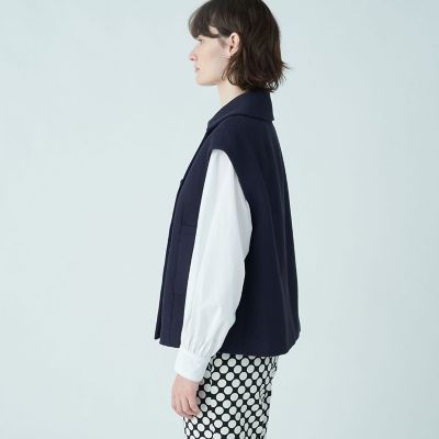 トゥモローランドコレクション 24SS バスケットクロス ピージレ 紺 36 トゥモローランドコレクション 24SS バスケットクロス ピージレ