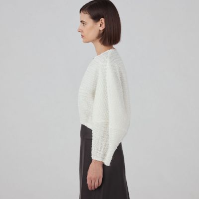 美品 トゥモローランド 24AW ファンシーオーガンジー バルーンブルゾン TOMORROWLAND｜ファンシーオーガンジー バルーンブルゾン