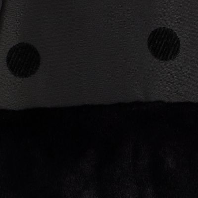 モールドット　ファーペプラムジャケット