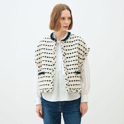 TOMORROWLAND ウィンターボーダー スクエアジレ ウィンターボーダー スクエアジレ | maison TOMORROWLAND/メゾン