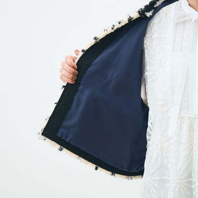 ウィンターボーダー スクエアジレ | maison TOMORROWLAND/メゾン