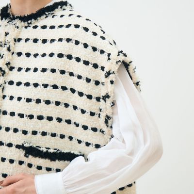 ウィンターボーダー スクエアジレ | maison TOMORROWLAND/メゾン