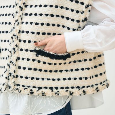 ウィンターボーダー スクエアジレ | maison TOMORROWLAND/メゾン