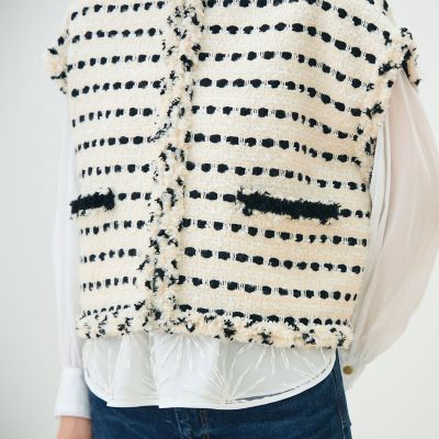 TOMORROWLAND ウィンターボーダー スクエアジレ ウィンターボーダー スクエアジレ | maison TOMORROWLAND/メゾン