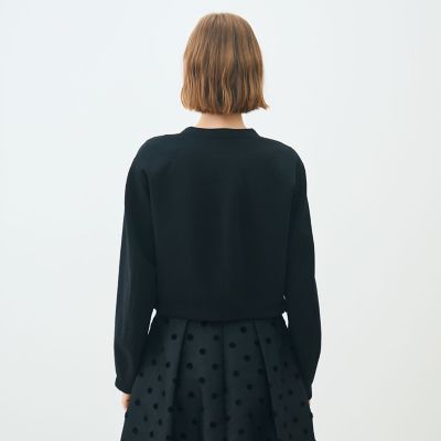 ダンボールニット クルーネックジャケット | maison TOMORROWLAND