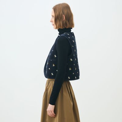 リナイロンストリングジレ　ジレ　ブルゾン　ポンチョ　トゥモローランド リナイロンストリングジレ ジレ ブルゾン ポンチョ
