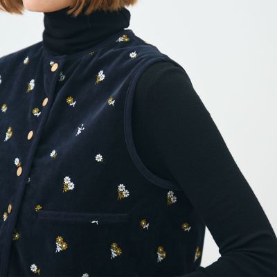 新品TOMORROWLANDcollectionリバーシブルジレ フルーロンベル リバーシブルジレ | maison TOMORROWLAND/メゾン