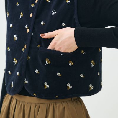 フルーロンベル リバーシブルジレ | maison TOMORROWLAND/メゾン