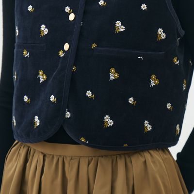 フルーロンベル リバーシブルジレ | maison TOMORROWLAND/メゾン