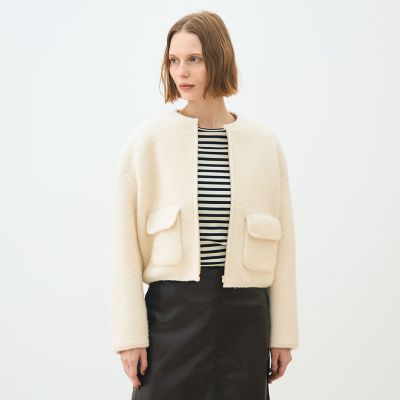 ライトウェーブニットジップブルゾン ラインスリーブジップニットブルゾン [C7331] | Xmas SALE！12/19(金