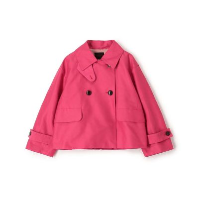 ＜maison TOMORROWLAND＞コットンシルクグログラン　トラペーズジャケット