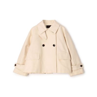 コットンシルクグログラン トラペーズジャケット | maison