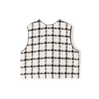 ＜maison TOMORROWLAND＞タッタースパンコール　２－ｗａｙジレ