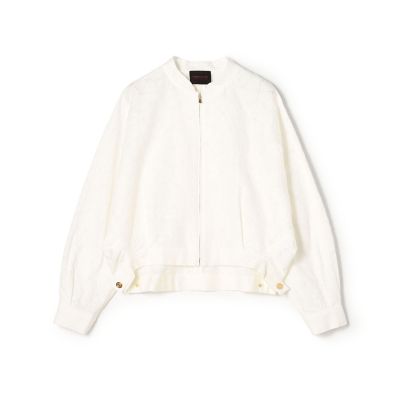 ＜maison TOMORROWLAND＞【予約商品４月下旬以降順次お届け】ブロッサムエンブロイダリー　ジップアップブルゾン