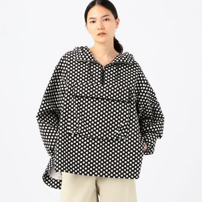 ◾️新品◾️TOMORROWLAND ポルカドットジャカード フーデッドブルゾン ポルカドットジャカード フーデッドブルゾン | maison