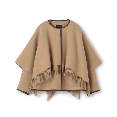 ＜maison TOMORROWLAND＞フリンジリバー　ショートコート