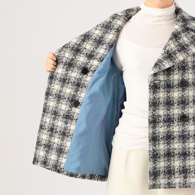 ブリエネップツイード ハーフコート | maison TOMORROWLAND/メゾン