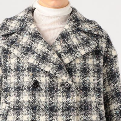 ブリエネップツイード ハーフコート | maison TOMORROWLAND/メゾン