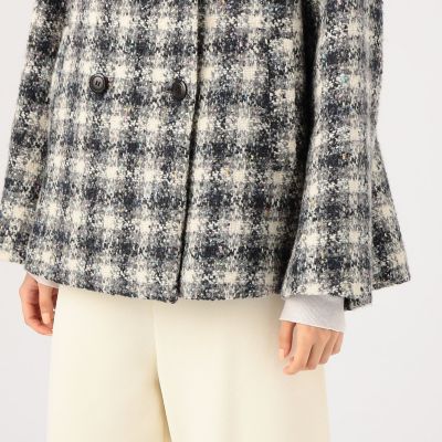 ブリエネップツイード ハーフコート | maison TOMORROWLAND/メゾン