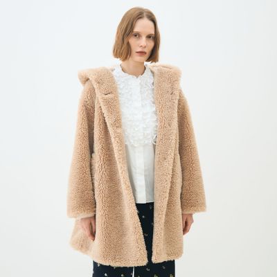 【3way✨ラクーンファー✨】 トゥモローランド　フーデットコート 予約商品9月下旬以降順次お届け】テディファー フーデッド