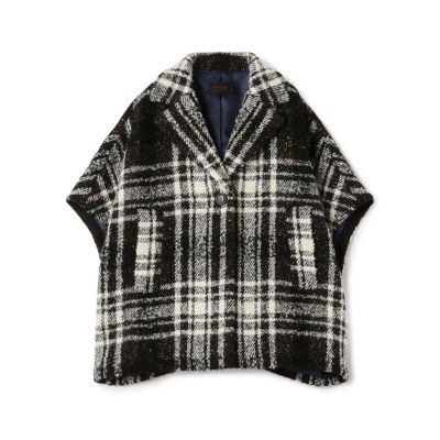 ＜maison TOMORROWLAND＞【送料無料】カラーネップチェック　ジレクローク