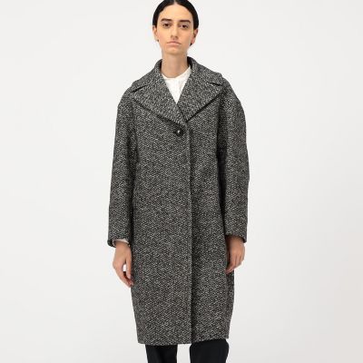 送料無料】カラーネップホームスパン グレースコート | maison