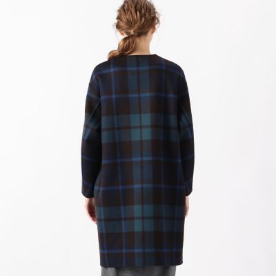 sacai ドッキング　リバーシブル　ロング　コート　タータンチェック　ウール sacai ドッキング リバーシブル ロング コート タータンチェック