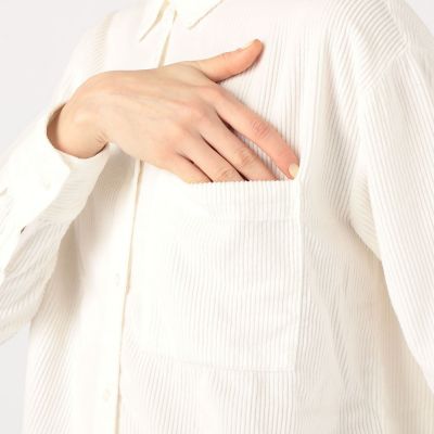 コットンコーデュロイ　ボクシーシャツ　ＷＬＷＷ３８９４
