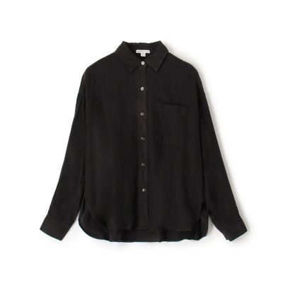 ＜JAMES PERSE (Women/Men)＞ライトウェイトリネン　オーバーサイズドシャツ　ＷＫＯ３９７０