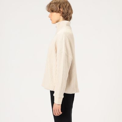 コットンナイロンワッフル ジップアップブルゾン