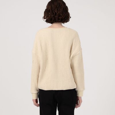 コットンワッフル　クルーネックプルオーバー　ＷＣＫＷ３００９