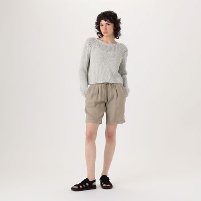 【JAMES PERSE】コットンリネンオープンワーク クルーネックプルオーバー WVP3093 コットンリネンオープンワーク クルーネックプルオーバー