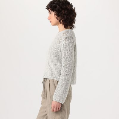 【JAMES PERSE】コットンリネンオープンワーク クルーネックプルオーバー WVP3093 コットンリネンオープンワーク クルーネックプルオーバー