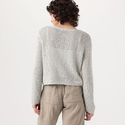 【JAMES PERSE】コットンリネンオープンワーク クルーネックプルオーバー WVP3093 コットンリネンオープンワーク クルーネックプルオーバー