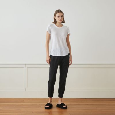 スラブジャージー　クルーネック　Ｔシャツ　ＷＵＡ３０３７