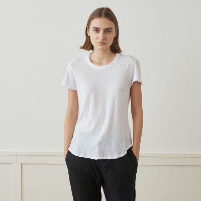 スラブジャージー　クルーネック　Ｔシャツ　ＷＵＡ３０３７