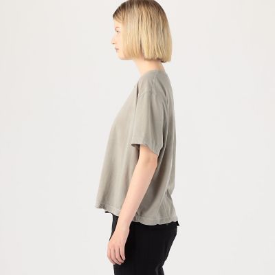 スーピマコットン　オーバーサイズボクシーＴシャツ　ＷＫＪ３７７８