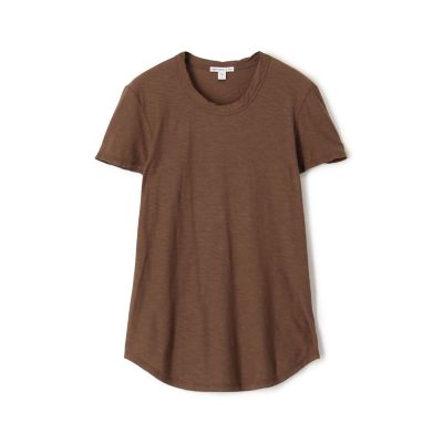 JAMES PERSE (Women/Men)/ジェームスパース スラブジャージー クルーネックTシャツ WUA3037 48Dブラウンケイ トップス【三越伊勢丹/公式】
