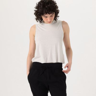 【JAMES PERSE】コットンリネンシルク スリーブレスプルオーバー WNMJ3148 コットンリネンシルク スリーブレスプルオーバー