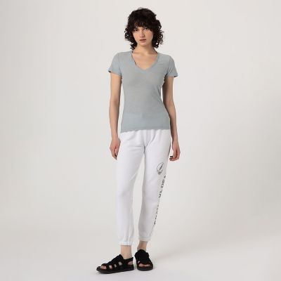 スラブジャージー　ＶネックＴシャツ　　ＷＵＡ３０３７
