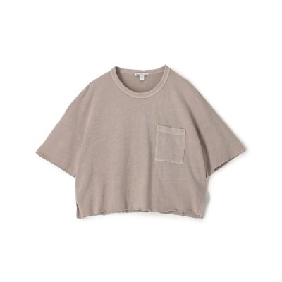 ＜JAMES PERSE (Women/Men)＞クロップドリラックスフィットポケットＴシャツ　ＷＲＢＪ３１６８
