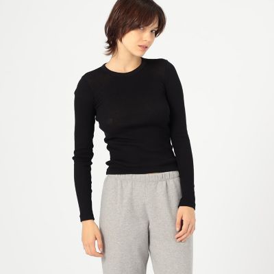 コットンウールリブ クルーネックプルオーバー WCGR3245