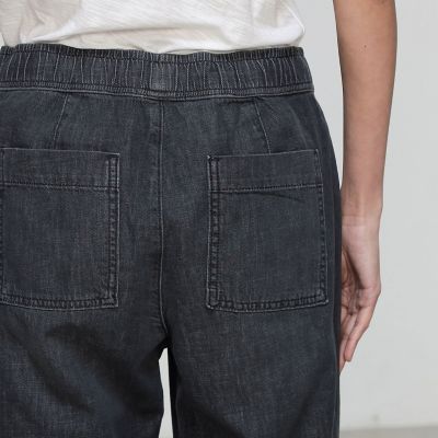 コットンデニム　ドローストリングパンツ　ＷＢＩＤ１０１８