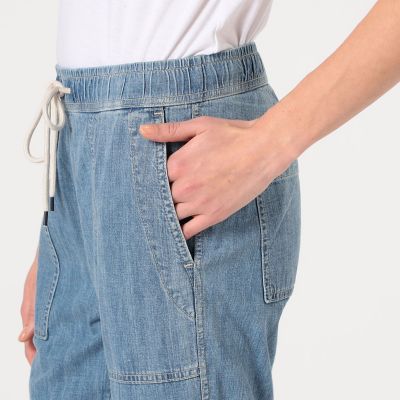 コットンデニム　ドローストリングパンツ　ＷＣＩＤ１０１８