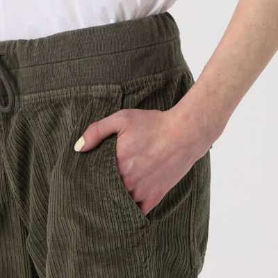 コットンコーデュロイ　裾リブパンツ　ＷＵＳＣ１６７７