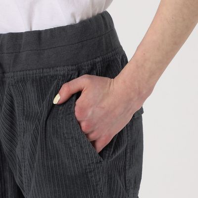 コットンコーデュロイ　裾リブパンツ　ＷＵＳＣ１６７７